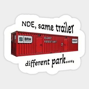 NDE same trailer Sticker
